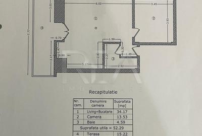 2 camere, terasă, Jiului - 12