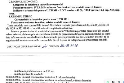 Teren intravilan 369 mp | Pipera Drumul Potcoavei | CU P+1E+M| POT 40% | CUT 2.2 - 5
