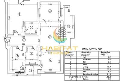 Finalizat 4 camere etaj 1 bloc nou cu Mutare imediata - 3