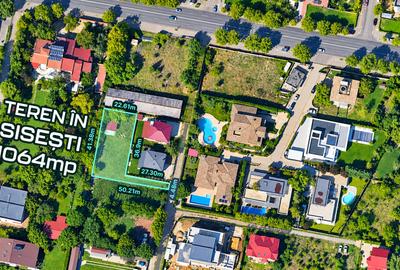 Teren Construcții intravilan de 1064 mp, în Sisești