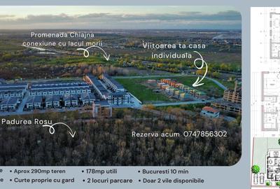 Casă individuală cu 4 camere în Chiajna