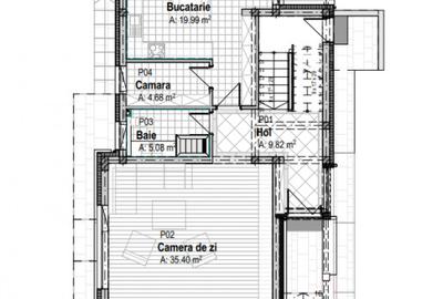 Casa individuala, garaj, 596 mp teren, constructie premium - 7