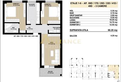 Apartament 3 camere nou || finisaje moderne || centrala proprie || termen martie - 9