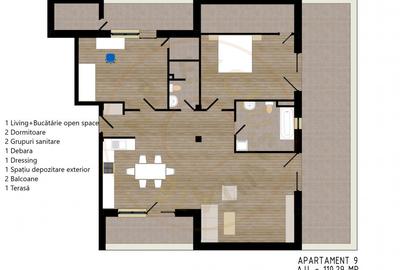 Zorilor Residence, Apartamente Noi 2-3-4 camere - Str. Zorilor - Carei - 16