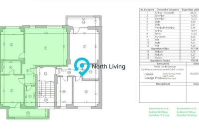 Apartament 3 camere | 2 băi | balcon | Străulești | etaj 2 - 11