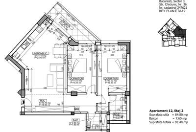 Apartamente de Vanzare 3 Camere,Bloc Nou,SAVAR Splaiul Unirii,Delta Vacaresti, - 14