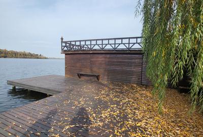 Vila lac snagov in cea mai buna portiune a lacului, ponton, garaj barca, piscina - 32