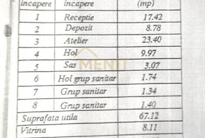 Spațiu comercial, 67 mp utili, parter - 6