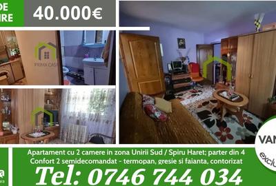 APARTAMENT CU 2 CAMERE IN ZONA SPIRU HARET ~ PARTER / 4 ~ CU IMBUNATATIRI