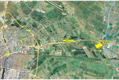 Teren Construcții intravilan de 112600 mp, în Exterior Nord