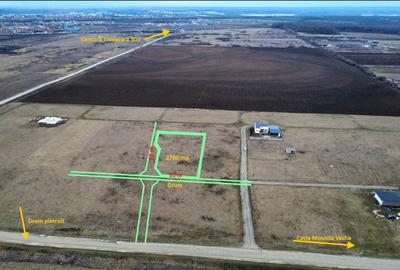 Teren Construcții intravilan de 2783 mp, în Moșnița Veche