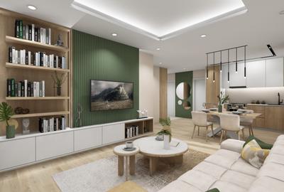 Apartament finisat | 3 camere | 2 băi | terasă 22mp | Între Lacuri - 1