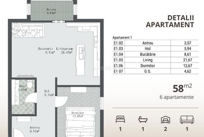 Vand apartament 2 camere COMISION 0 - Mosnita Noua - Urseni - 2