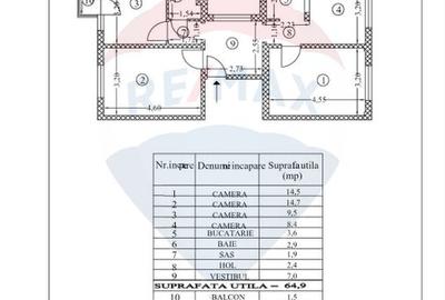 Vanzare apartament 3 camere, zona Pasajul Doamna Ghica - 25