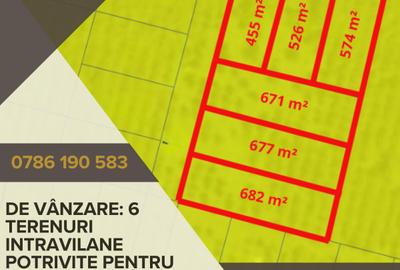 De vânzare: 6 terenuri intravilane potrivite pentru construcții în Sfântu Gheorg - 1