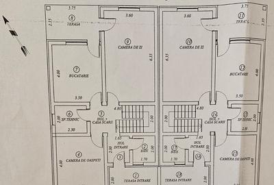 Duplex nou, 5 camere, P+E, cu perete despărțitor dublu, Dumbrăvița, comision 0% - 2