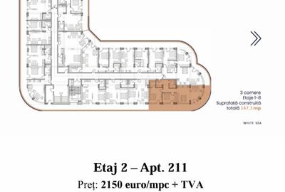 Apartament - Etaj 2 - Complex Rezidențial WHITE SEA - Navodari - 6