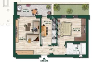 Apartament cu 2 camere de vanzare, Zona Torontalului - 3