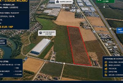 BUFTEA  TEREN 79,500 mp Strada Milano - 2