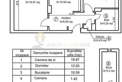 APARTAMENT 2 CAMERE 59 MP  BALCON 7MP STRADA ARINILOR MANASTUR - 11