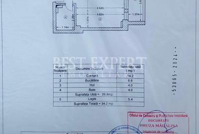 Garsoniera moderna | Bloc 2025 | 5 min metrou Costin Georgian - 15