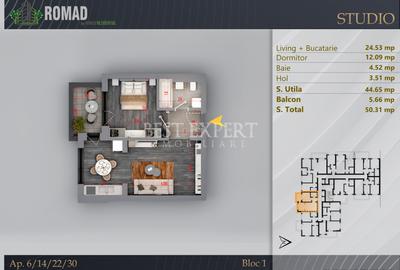 Apartament 2 Camere | Panouri Fotovoltaice | Comision 0% - 1