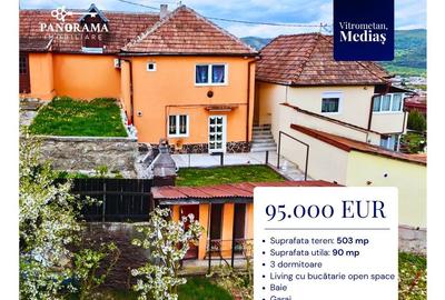 Casă de vânzare în Mediaș, Vitrometan, cu 3 dormitoare și teren 503 mp - 2