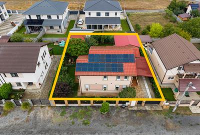 Casă mare 5 camere+casă mică, panouri, curte amenajată – Giroc, Comision 0 - 48
