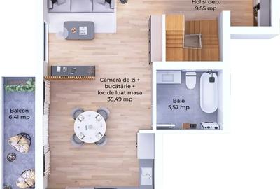 Apartament 2 camere - 2