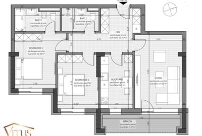 3 camere 77mp  *Zona Centrala - Apartament Finalizat - 8