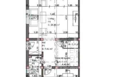 Casa de tip duplex - 110 mp utili, curte de 175 mp - Calea Cisnadiei - 4
