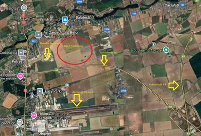 Teren agricol intravilan de 55000 mp, în Balotești