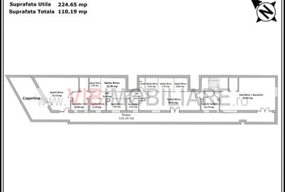 Grozăvești – Hotel Sir Orhideea Spațiu de birouri 224 mp utili - 1