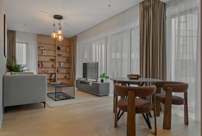 Apartament cu 2 camere decomandat, mobilat în Barbu Văcărescu