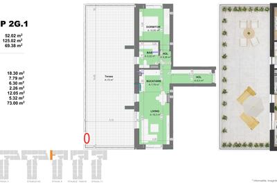 Apartament 2 Camere TIP 2G1 in Complex Doi Cocosi Residence - 2