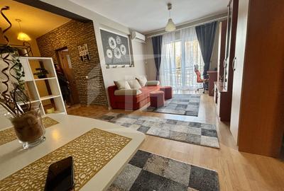 Apartament cu 2 camere semidecomandat, mobilat în Plopilor