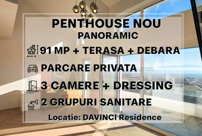 Penthouse NOU pe 2 nivele, Panoramic, DaVinci Residence, 90mp |VIDEO - 1