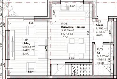 Duplex semifinisat, 119 mp utili, finalizat, zona Buna Ziua - 14