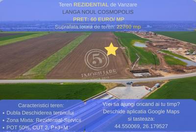 Oportunitate Dezvoltare Imobiliară: Teren 22.700 mp lipit de Cosmopolis - 1