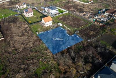 CORBEANCA ,TEREN INTRAVILAN 1266 MP,DESCHIDERE 30 M,GAZ,CURENT,CANALIZARE - 3
