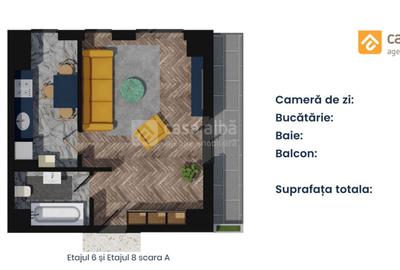 PROIECT NOU | apartament 1 camera LA CHEIE | Pacurari - Alpha Bank - 10