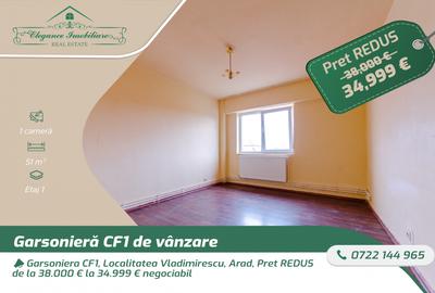 Garsoniera CF 1, Localitatea Vladimirescu, Arad - 1