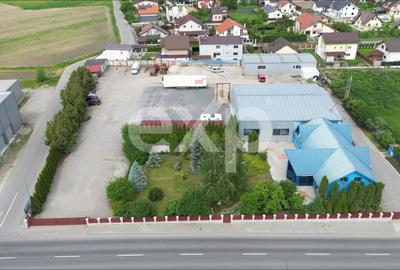 Proprietate industriala cu vizibilitate DN13 – Hala, birouri si teren 6.250 mp - 1