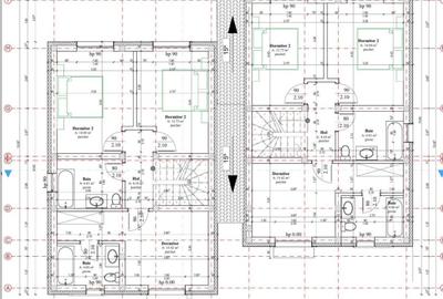 Duplex Sacalaz P+E,4Camere,3 Bai,Proiect Modern - 6