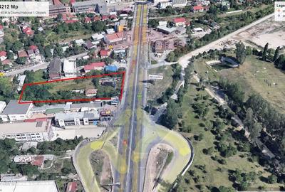 Teren de inchiriat Otopeni – 4212 mp cu deschidere 50 m la DN1 - 3