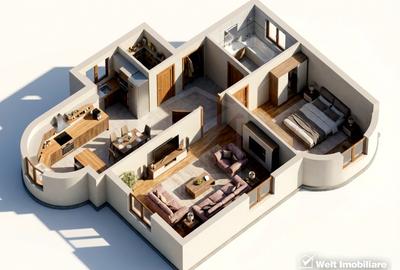 Apartament spatios | zona piata Marasti | 64 MP total - 9