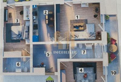 Apartament 3 camere dcomandat Subcetate City Sanpetru Brasov - 10