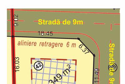 Teren Construcții intravilan de 349 mp, în Viile Sibiului