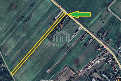 Teren in zona Candesti BZ 6400mp cu deschidere 12m la DN10 Pret: 5 mp neg - 5