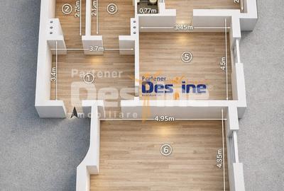 Ocazie Apartament 2 camere decomandat Copou Etaj 1 | Parcare | Ideal investiție - 1